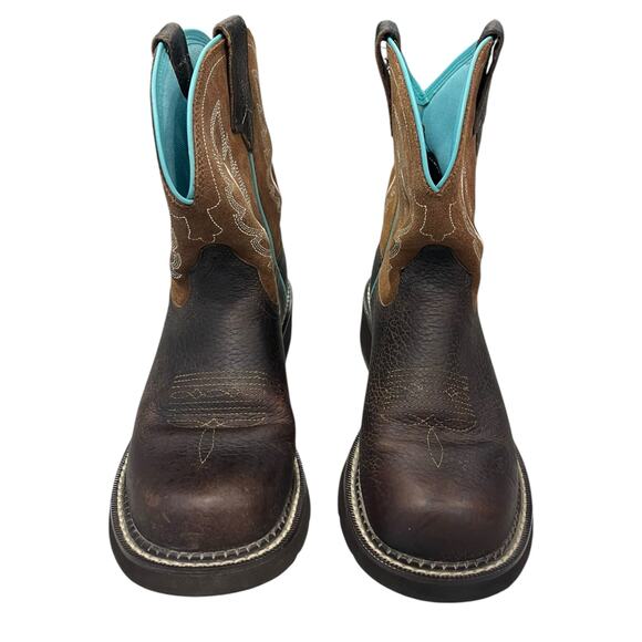 Ariat Women’s Fatbaby Heritage Feather II Western Boot Womens 8B - Picture 6 of 13